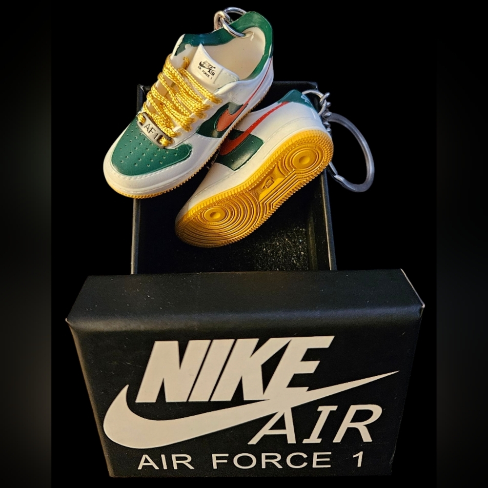 Nike Air Force 1 Keychains (Set of 2 Shoes -1 Pair)